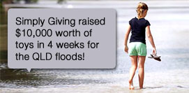 $10,000 Worth of Toys Raised for QLD Floods $10,000 Worth of Toys Raised for QLD Floods